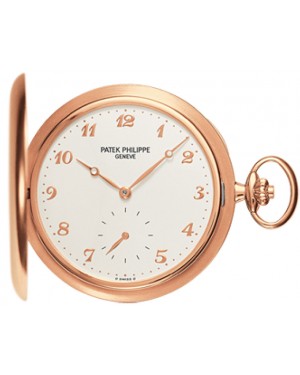 Patek Philippe 980R-001 Lepine Pocket Watch 48mm Ivory Arabic Rose Gold Manual BRAND NEW