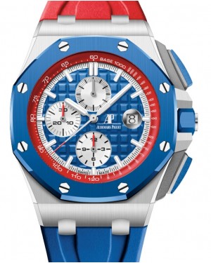 Audemars Piguet Royal Oak Offshore Selfwinding Chronograph "Russian Flag" Stainless Steel Blue/Red Dial 26400SO.OO.A502CA.01 - BRAND NEW