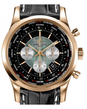 BREITLING RB0510U4|BB63|760P|R20BA.1 TRANSOCEAN CHRONOGRAPH UNITIME 46mm RED GOLD BRAND NEW