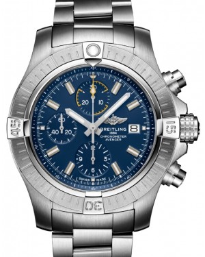 Breitling Avenger Chronograph 45 Stainless Steel Blue Dial A13317101C1A1