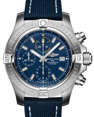 Breitling Avenger Chronograph 45 Stainless Steel Blue Dial A13317101C1X1