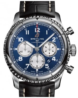 Breitling Aviator 8 B01 Chronograph 43 Stainless Steel Blue Dial AB0119131C1P1