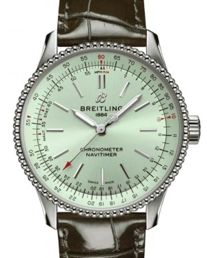 Breitling Navitimer Automatic 35 Stainless Steel Leather Strap A17395361L1P1