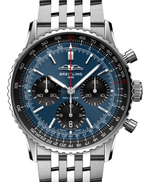 Breitling Navitimer B01 Chronograph 41 Stainless Steel Blue Dial AB0139241C1A1