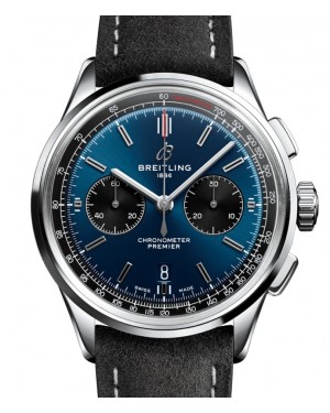 Breitling Premier B01 Chronograph 42 Stainless Steel Blue Dial AB0118221C1X3 - BRAND NEW