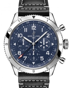 Breitling Super AVI B04 Chronograph GMT 46 Tribute To Vought F4U Corsair Stainless Steel Blue Dial AB04451A1C1X1