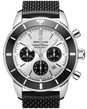 Breitling Superocean Heritage B01 Chronograph 44 Stainless Steel Cream Dial AB0162121G1S1 - BRAND NEW