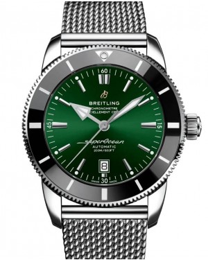 Breitling Superocean Heritage B20 Automatic 46 Stainless Steel Green Dial AB2020121L1A1
