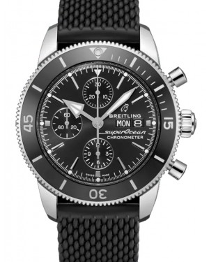 Breitling Superocean Heritage Chronograph 44 Stainless Steel Black Dial A13313121B1S1