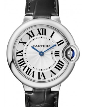 Cartier Ballon Bleu de Cartier 33mm Quartz Steel Silver Dial WSBB0034 - BRAND NEW