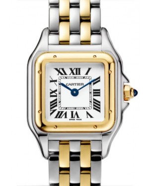Cartier Panthere de Cartier Small Quartz Stainless Steel/Yellow Gold Silver Dial W2PN0013 - BRAND NEW