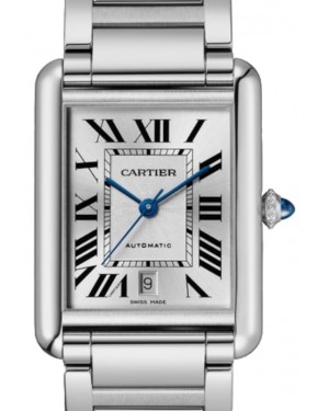 Cartier Tank Must Extra-Large Steel Silver Dial WSTA0053