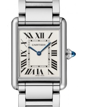 Cartier Tank Must Large Quartz Stainless Steel Silver Dial WSTA0052 - BRAND NEW