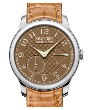 F.P.Journe Classique Chronometre Souverain Havana Platinum 40mm Brown Dial Leather Strap - BRAND NEW