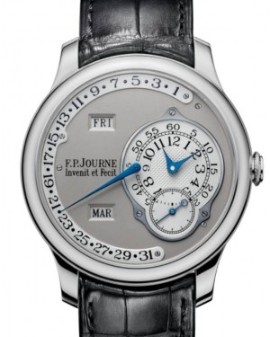 F.P.Journe Octa Calendrier Platinum 40mm Silver Dial Leather Strap - BRAND NEW
