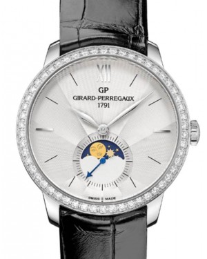 Girard Perregaux 1966 Moon Phases Stainless Steel/Diamonds 49524D11A171-CK6A
