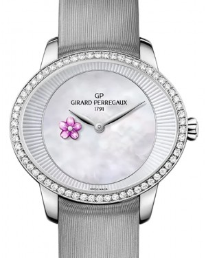 Girard Perregaux Cat’s Eye Plum Blossom Stainless Steel/Diamonds Mother of Pearl Dial 80484D11A701-HK7A
