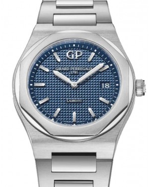 Girard Perregaux Laureato 34mm Stainless Steel Blue Dial 80189-11-431-11A