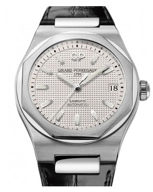 Girard Perregaux Laureato 42mm Stainless Steel Silver Dial 81010-11-131-BB6A