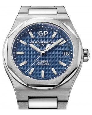 Girard Perregaux Laureato 42mm Stainless Steel Blue Dial 81010-11-431-11A