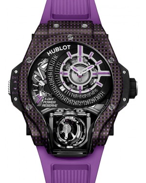 Hublot MP-09 Tourbillion Bi-Axis Purple 3D Carbon 49mm 909.QDV.1120.RX - BRAND NEW