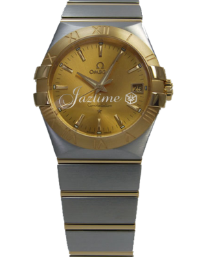 OMEGA 123.20.35.60.08.001 CONSTELLATION QUARTZ 35mm STEEL AND YELLOW GOLD - BRAND NEW