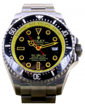Rolex Deepsea PVD DLC Coated Stainless Steel Yellow Black Dial & Ceramic Bezel 126660 - BRAND NEW