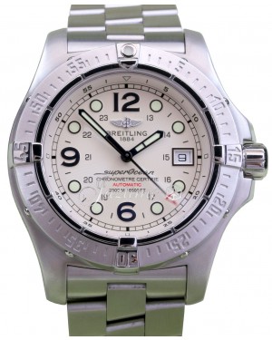 Breitling Steelfish A17390 44mm White Stainless Steel Pro II