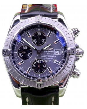 Breitling Chronomat Evolution A13356 Chronograph Stainless Steel Index BOX/PAPERS