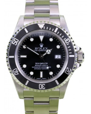 Rolex Sea-Dweller 116600 Men's 40mm Diver Black Stainless Steel Oyster Date