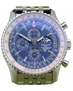 Breitling Navitimer Olympus A19370 Men's 46mm Blue Stainless Steel Chronograph Date BRAND NEW