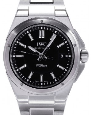 IWC Schaffhausen IW323902 Ingenieur Automatic Black Index Stainless Steel 40mm Automatic 