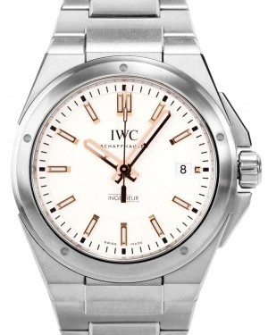 IWC Schaffhausen IW323906 Ingenieur Automatic Silver Plated Index Stainless Steel 40mm Automatic