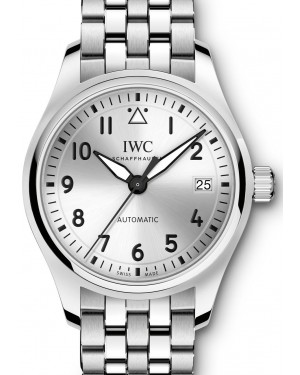 IWC Schaffhausen IW324006 Pilot's Watch Automatic 36 Silver Plated Arabic Stainless Steel 36mm Automatic