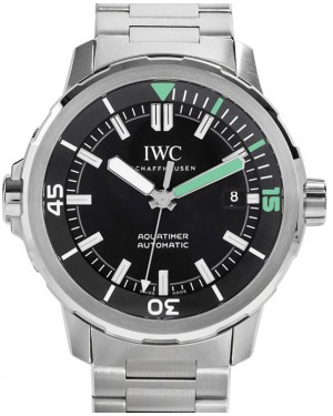 IWC Schaffhausen IW329002 Aquatimer Automatic Black Index Stainless Steel 42mm Automatic