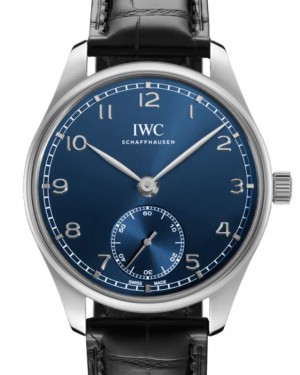 IWC Portugieser Automatic 40 Stainless Steel Blue Dial IW358305