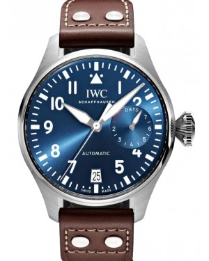 IWC Big Pilot’s Watch Edition “Le Petit Prince” Stainless Steel Blue Dial & Steel Bezel Leather Strap IW501002 - BRAND NEW