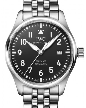IWC Pilot's Watch Mark XX Steel 40mm Black Dial IW328202
