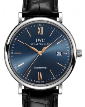 IWC Portofino Automatic Stainless Steel 40mm Blue Dial IW356523