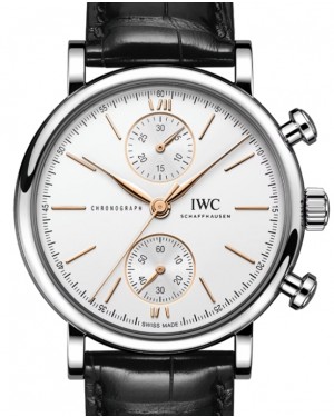 IWC Portofino Chronograph Stainless Steel 39mm Silver Dial IW391406