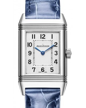 Jaeger-LeCoultre Reverso Classic Monoface Stainless Steel Quartz 35.78 x 21mm Silver Dial Leather Strap Q2618540 - BRAND NEW