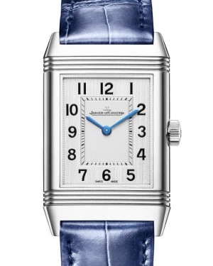 Jaeger-LeCoultre Reverso Classic Monoface Stainless Steel Quartz 40.1 x 24.4mm Silver Dial Leather Strap Q2518540 - BRAND NEW