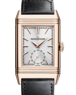 Jaeger-LeCoultre Reverso Tribute Monoface Small Seconds Pink Rose Gold 45.6 x 27.4mm Silver Dial Q7132521 - BRAND NEW