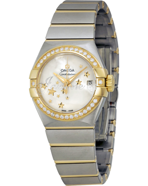 OMEGA 123.25.27.20.05.001 CONSTELLATION CO-AXIAL 27mm STEEL AND YELLOW GOLD - BRAND NEW