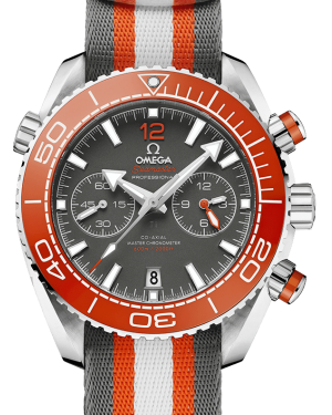 Omega Planet Ocean 600M Chronograph 45.5mm Steel Grey Dial NATO Strap 215.32.46.51.99.001