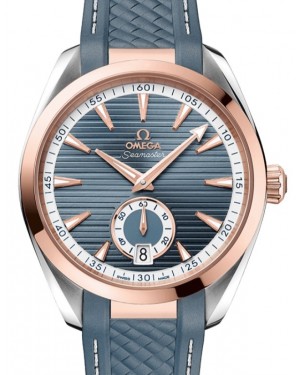 Omega Seamaster Aqua Terra 150M Co-Axial Master Chronometer Small Seconds 41mm Stainless Steel/Sedna Gold Blue Dial 220.22.41.21.03.001 - BRAND NEW