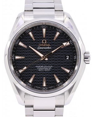 Omega Seamaster Aqua Terra 150M Co‑Axial Master Chronometer Stainless Steel Black Dial & Steel Bracelet 41mm 231.10.42.21.01.006 - PRE-OWNED