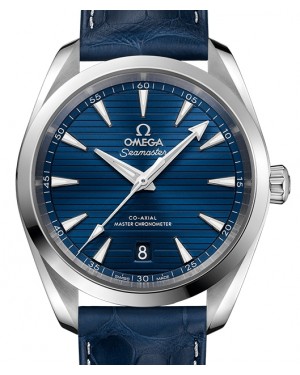 Omega Seamaster Aqua Terra 150M Stainless Steel Blue Dial & Leather Strap 38mm 220.13.38.20.03.001 - BRAND NEW