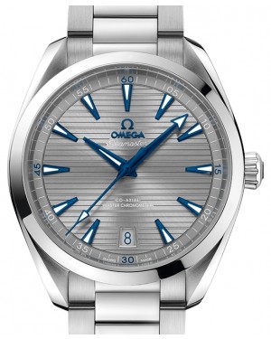 Omega Seamaster Aqua Terra 150M Co-Axial Master Chronometer Stainless Steel Grey Dial Steel Bracelet 220.10.41.21.06.001 - BRAND NEW
