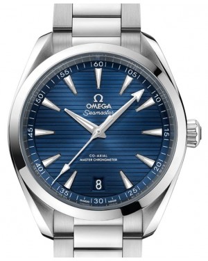 Omega Seamaster Aqua Terra 150M Co-Axial Master Chronometer 41mm Stainless Steel Blue Dial Stainless Steel Bracelet 220.10.41.21.03.004 - BRAND NEW